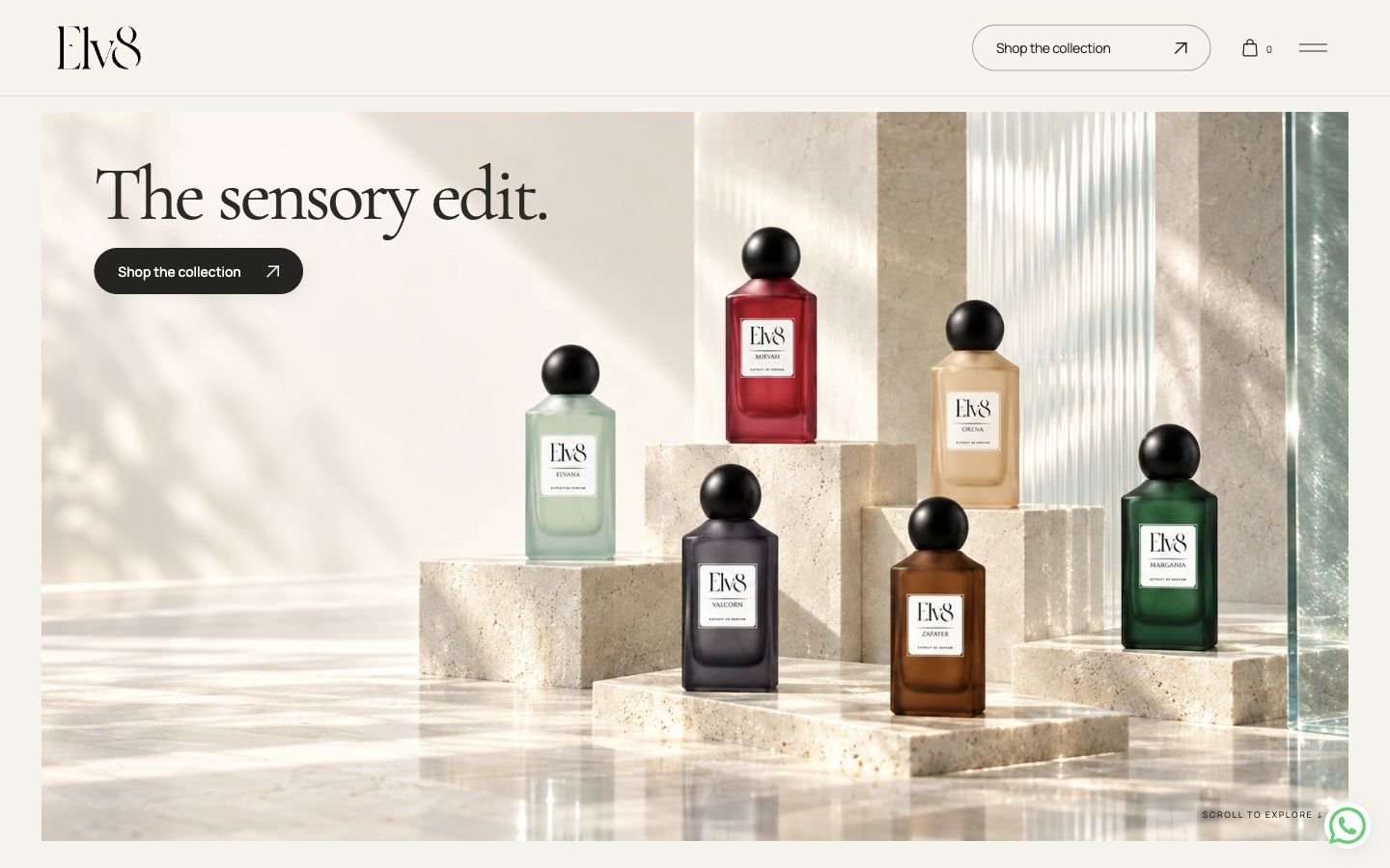 Homepage preview of Ecommerce Website on Shopify